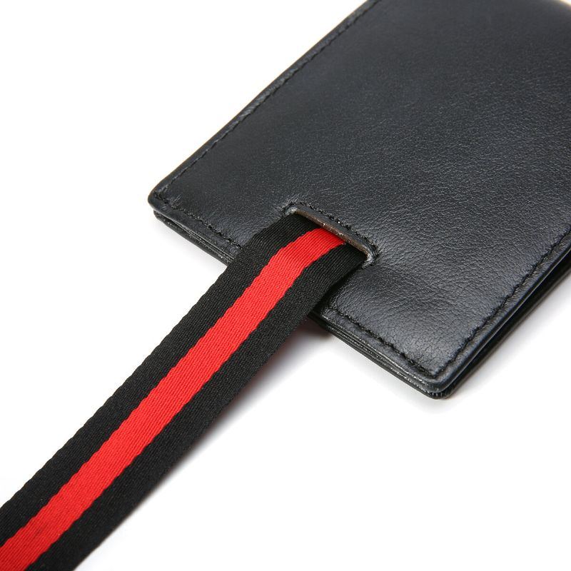 Heren Slim Bifold Blocking Portefeuilles Retro Casual Lederen Korte Multi-card Slot Kaarthouder Geld Clip