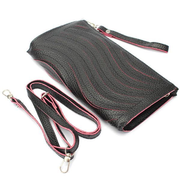 Pu-handtas Voor Dames Enkele Schouder Crossbody-tas Polskoppeling Portemonnee