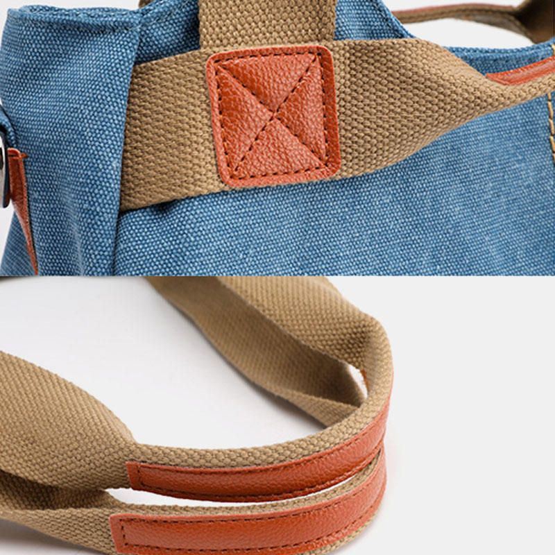 Canvas Handtas Schoudertas Crossbody Tassen Voor Dames