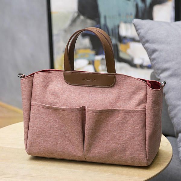 Casual Nylon Lichtgewicht Handtas Tote Opbergzakken Voor Dames