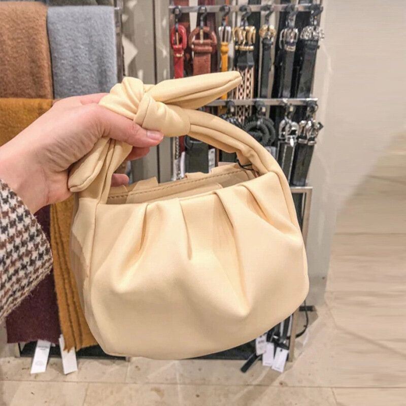 Dames Bow Pouch Solid Casual Handtas Schoudertas