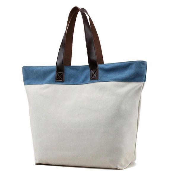 Dames Canvas Hit Kleur Tote Bag Casual Handtas Schoudertas