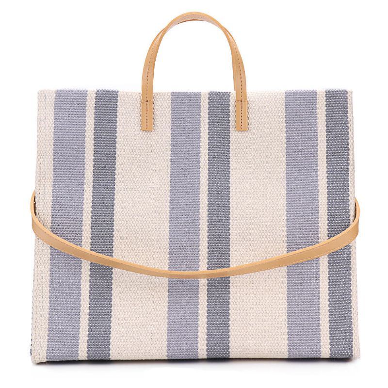 Dames Canvas Stiksels Kleur Tote Handtas