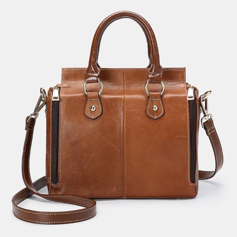 Dames Echt Leer Multifunctionele Crossbody Tas Handtas