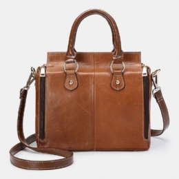 Dames Echt Leer Multifunctionele Crossbody Tas Handtas