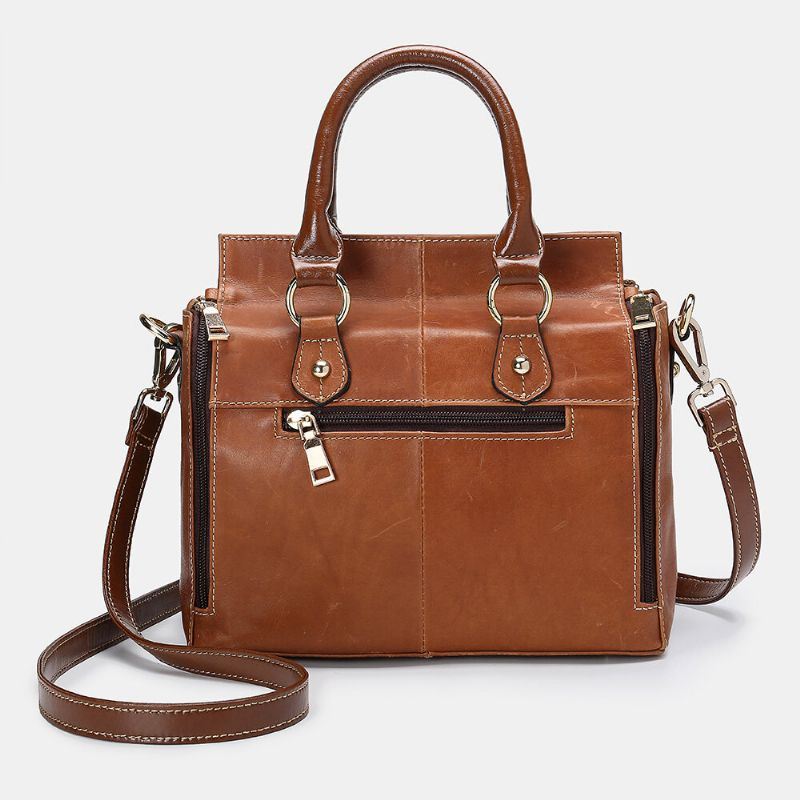 Dames Echt Leer Multifunctionele Crossbody Tas Handtas