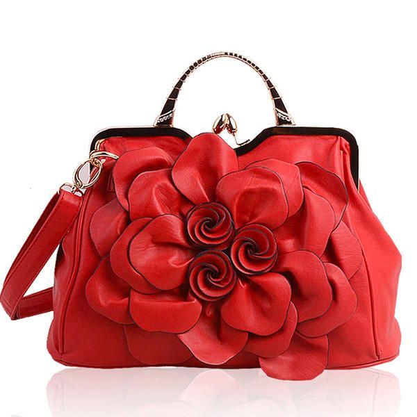 Dames Elegante Handtas Bloemen Mode Cosmetische Tas