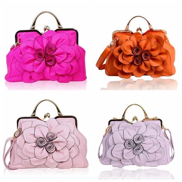 Dames Elegante Handtas Bloemen Mode Cosmetische Tas