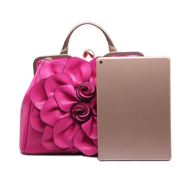 Dames Elegante Handtas Bloemen Mode Cosmetische Tas