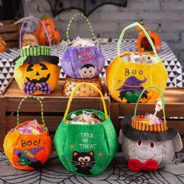 Dames Kinderen Halloween-stijl Patroon Casual Go Out Candy Sugar Draagtas Handtas