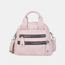 Dames Multi-pocket Handtassen Waterdichte Crossbody Leren Tas