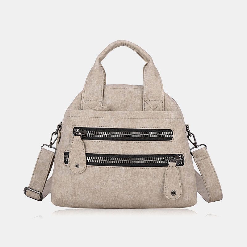 Dames Multi-pocket Handtassen Waterdichte Crossbody Leren Tas