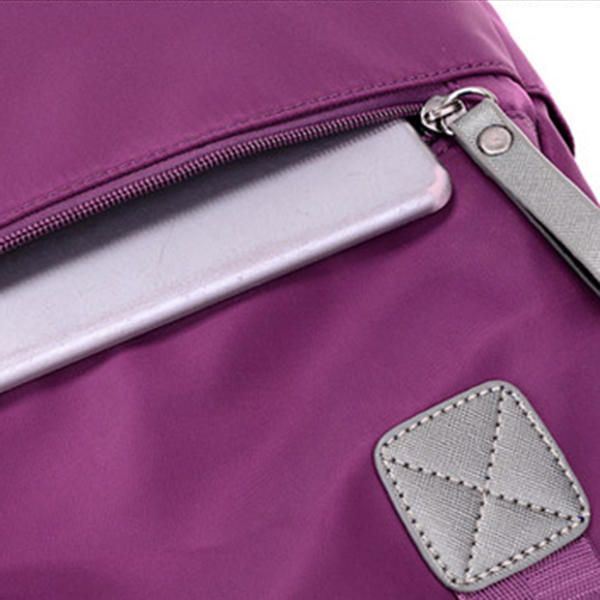 Dames Nylon Lichtgewicht Multi Pocket Grote Capaciteit Handtassen Crossbody Tassen