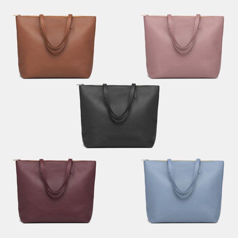 Dames Pu Lederen Sleutelhanger Multi-pocket Grote Capaciteit Laptoptas Aktetas Zakelijke Handtas