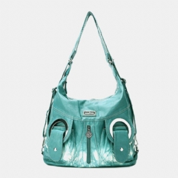 Dames Tie Dye Multi-carry Waterdichte Grote Capaciteit Crossbody Tas Schoudertas Handtas Rugzak