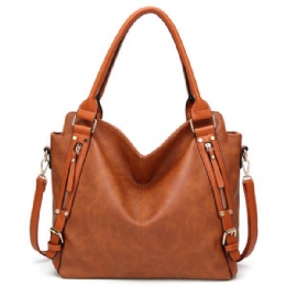 Dames Vintage Tote Schoudertas Handtas