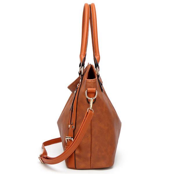 Dames Vintage Tote Schoudertas Handtas