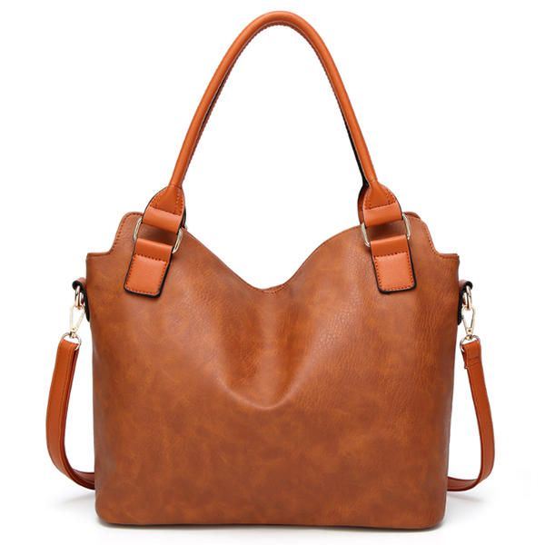 Dames Vintage Tote Schoudertas Handtas