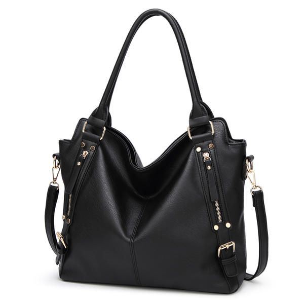 Dames Vintage Tote Schoudertas Handtas