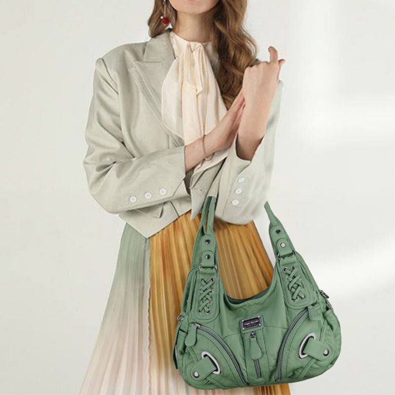 Dames Waterdichte Anti-diefstal Crossbody Tas Met Meerdere Zakken Schoudertas Handtas