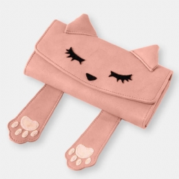 Damesmode Leuke Kat Kleine Handtas Lange Portemonnee Portemonnee