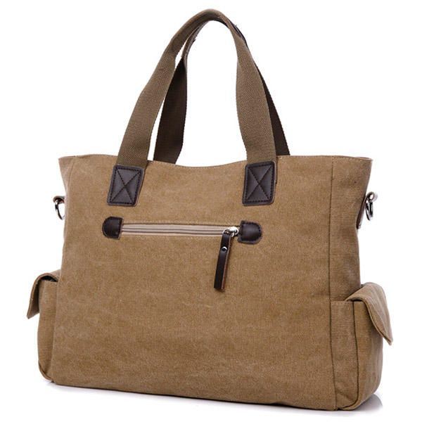 Grote Capaciteit Heren Dames Canvas Multifunctionele Crossbody Tas Canvas Outdoor Handtas