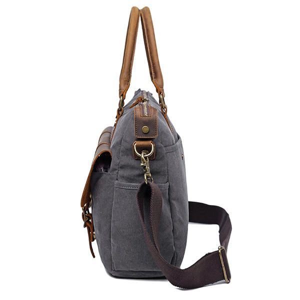 Heren Outdoor Travel Handtas Vintage Crossbody Schoudertas Canvas Designer Tas