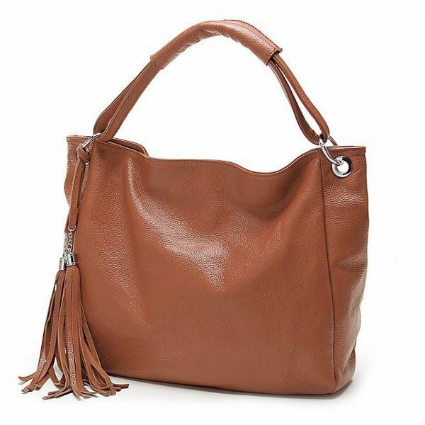 Pu Lederen Dames Vintage Tassel Handtas Luxe Handtas Tote Crossbody Tassen