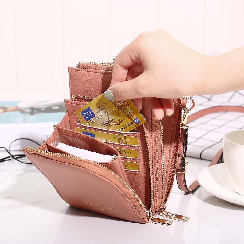 Comestic Crossbody-tas Voor Dames Met Meerdere Sleuven