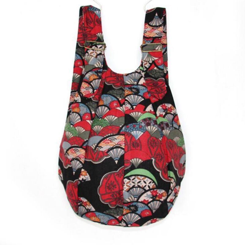 Crossbodytas Met Etnische Canvas Patchwork Voor Dames