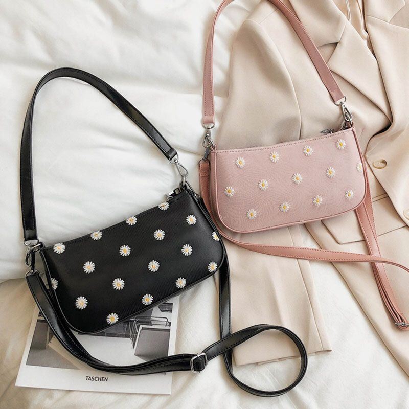 Crossbodytas Met Schoudertas Voor Dames Met Stippen En Madeliefjes