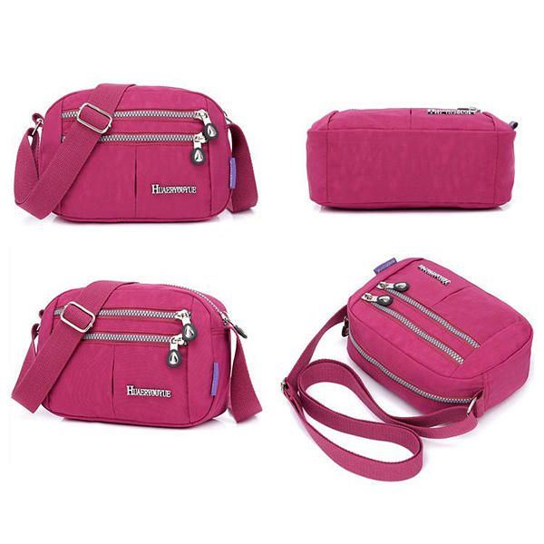 Crossbodytas Voor Dames Met Meerdere Zakken Waterdichte Nylon Tas