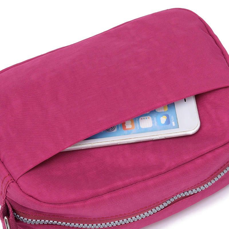 Crossbodytas Voor Dames Met Meerdere Zakken Waterdichte Nylon Tas