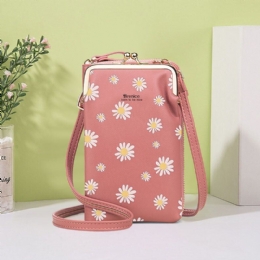 Dames 13 Kaartsleuven Telefoontas Daisy Crossbody Tas Schoudertas