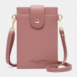 Dames 3 Kaartsleuven Stevige Telefoontas Crossbody Tas Schoudertas