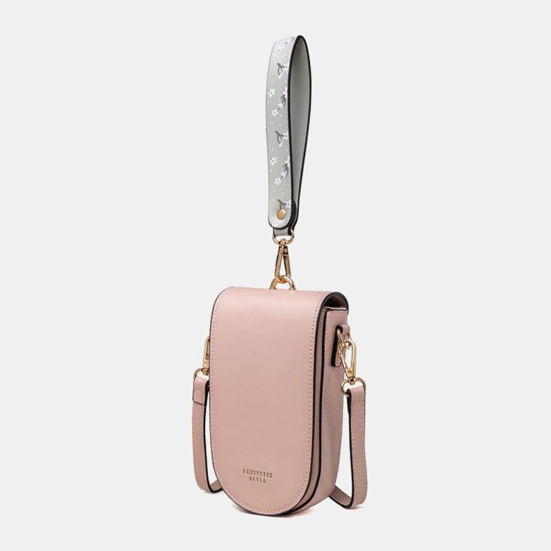 Dames 4 Kaartsleuven Telefoontas Crossbody Tas