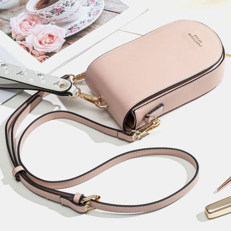 Dames 4 Kaartsleuven Telefoontas Crossbody Tas