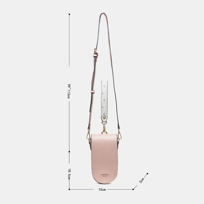 Dames 4 Kaartsleuven Telefoontas Crossbody Tas