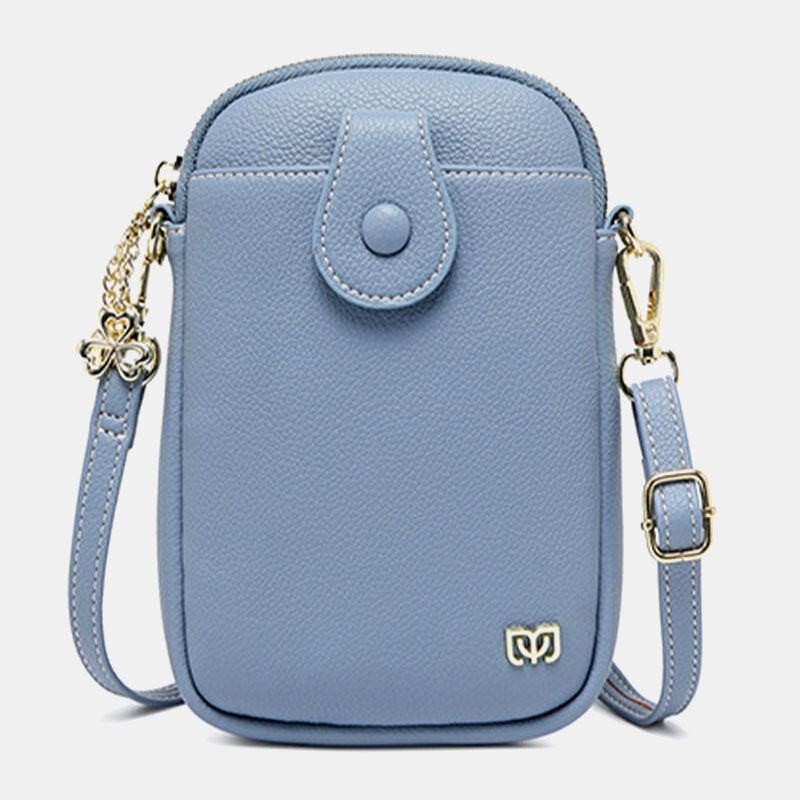 Dames 6.3 Inch Iphone Solide Waterdichte Crossbody Tas Telefoon Tas