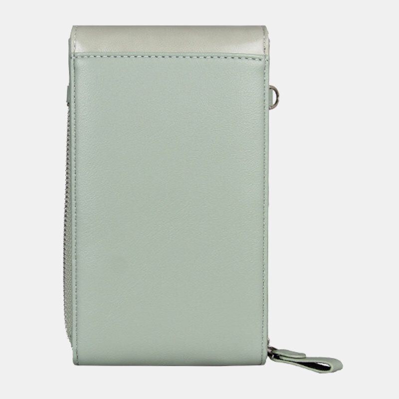 Dames 8 Kaartsleuven Telefoontas Solide Crossbody Tas Schoudertas