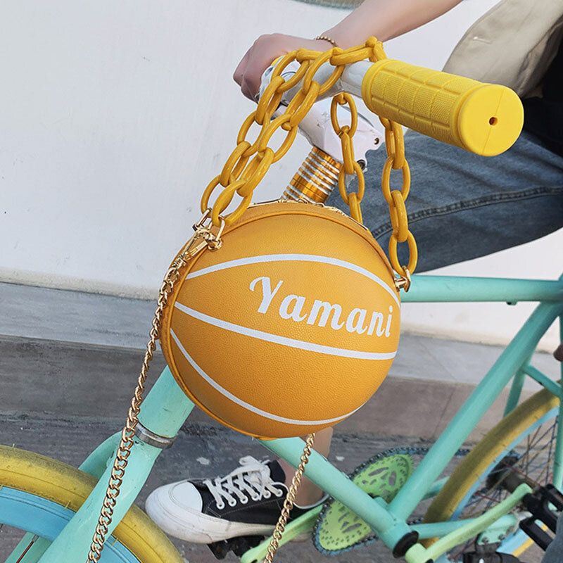 Dames Basketbal Voetbal Kettingen Handtas Crossbody Tas Schoudertas