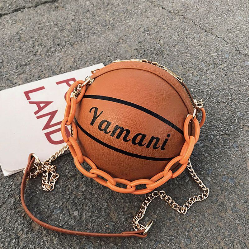 Dames Basketbal Voetbal Kettingen Handtas Crossbody Tas Schoudertas