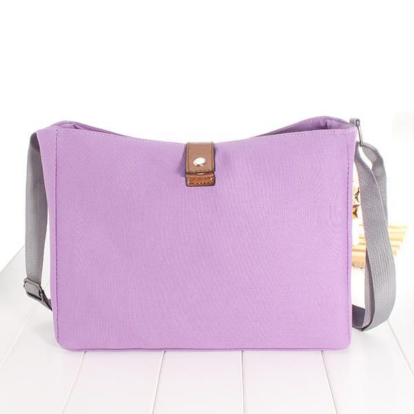 Dames Canvas Casual Capaciteit Reizen Opbergtas Schoudertas Crossbody Tassen