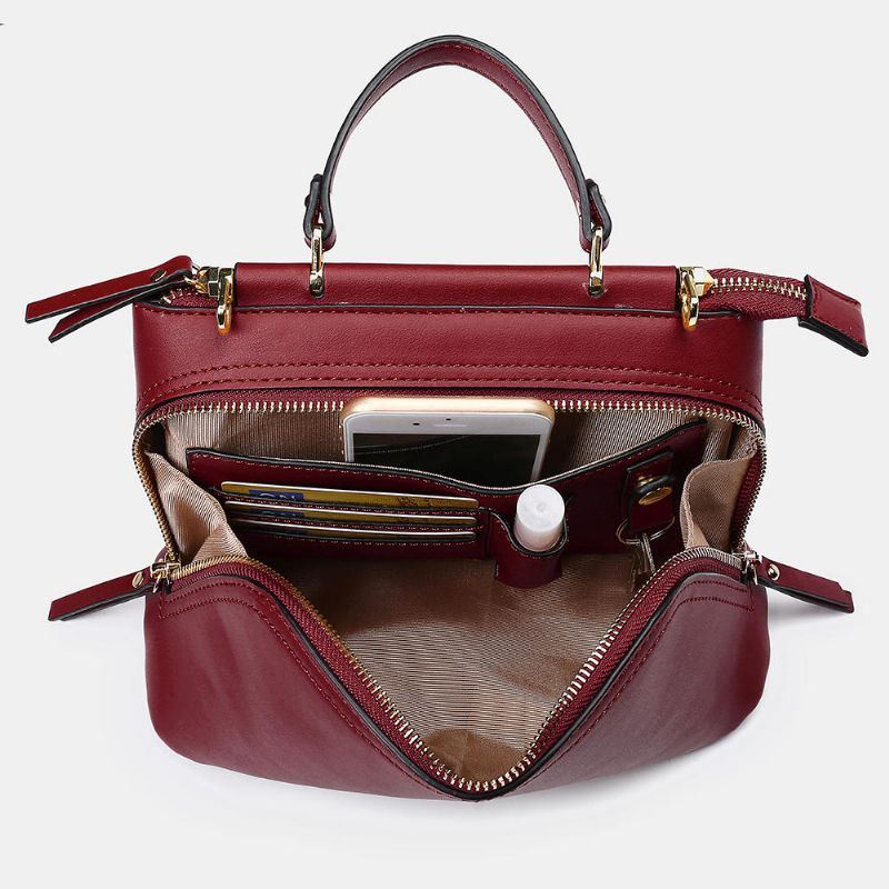 Dames Design Solid Handtas Multifunctionele Tas