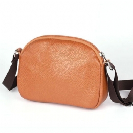 Dames Echt Leer Koeienhuid Casual Schoudertas Telefoon Tas Crossbody Tas