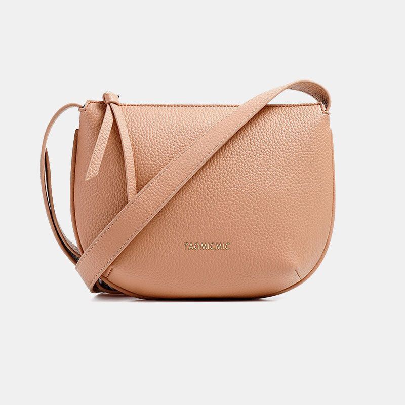 Dames Effen Pu Crossbody Tas Okseltas