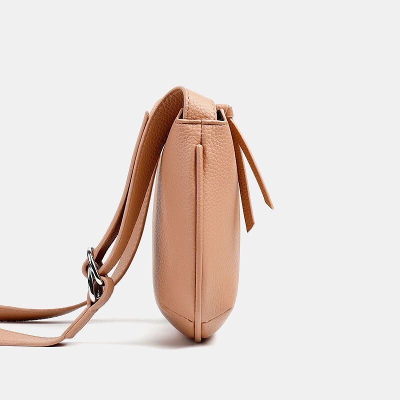 Dames Effen Pu Crossbody Tas Okseltas