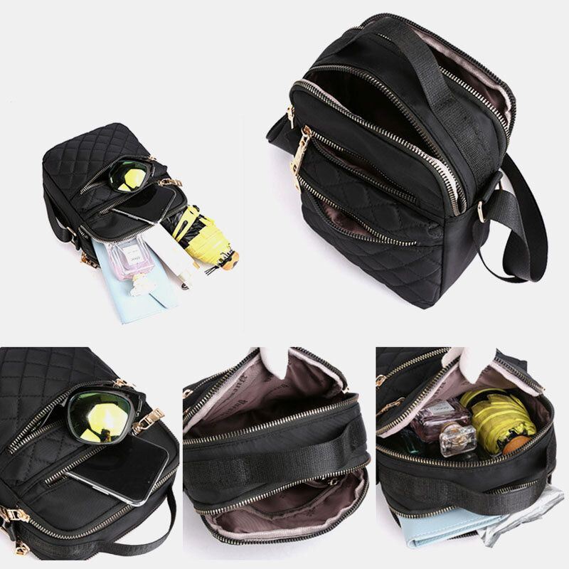 Dames Grote Capaciteit Multi-pocket Waterdichte Handtas Schoudertas Crossbody Tas