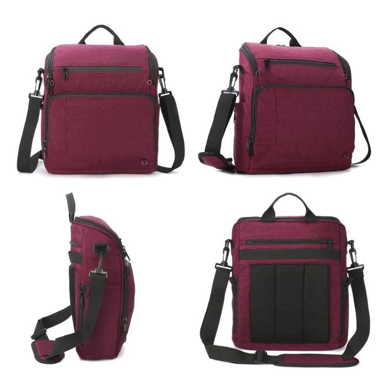 Dames Heren Nylon Multi-pockets Casual Crossbody Tas