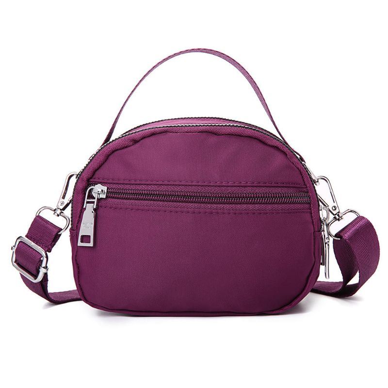 Dames Leisure Waterdichte Multi-pocket Geruite Crossbody Tas Schoudertas